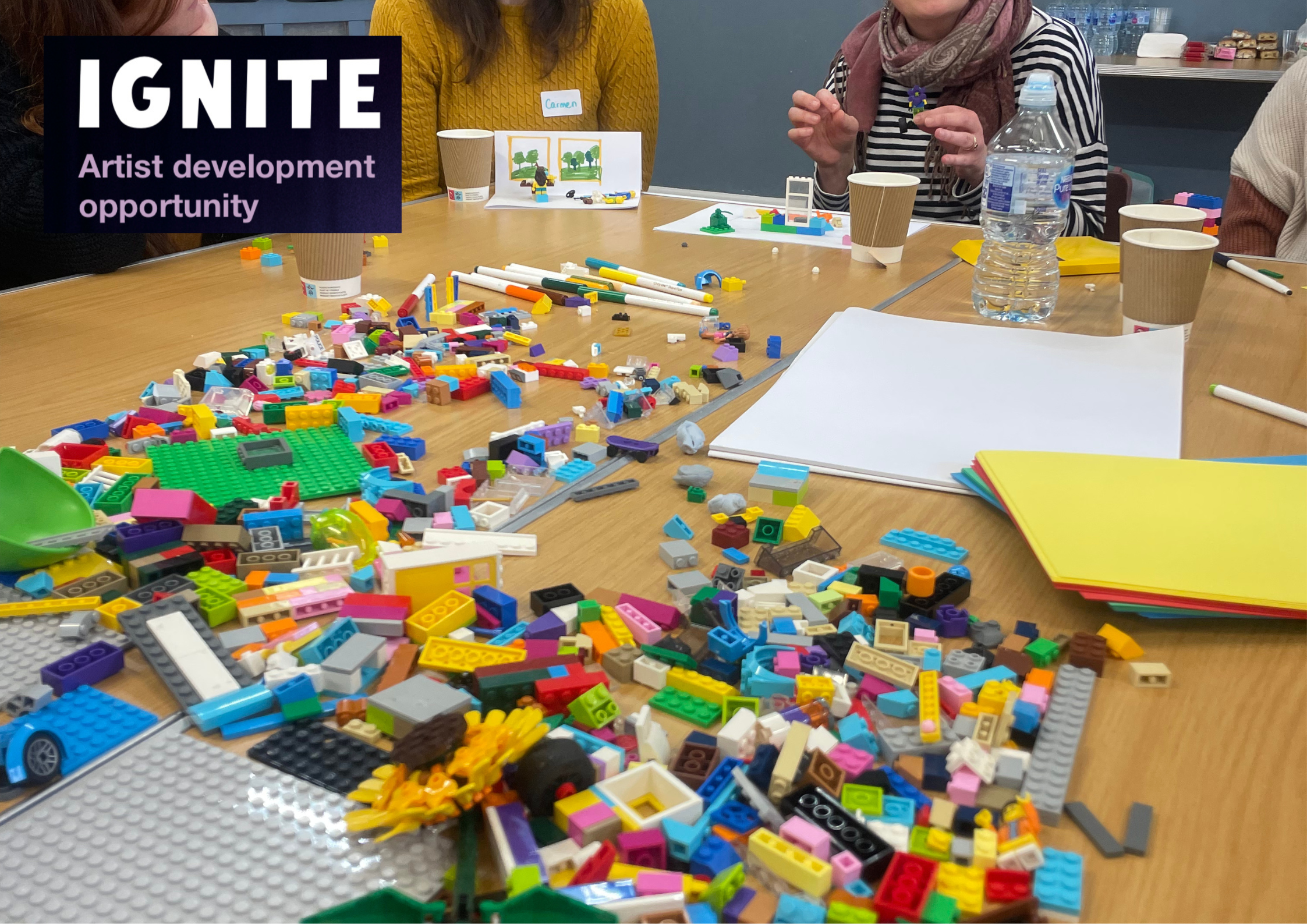 First Workshop Activity Workshop activity including pens, papers and lego