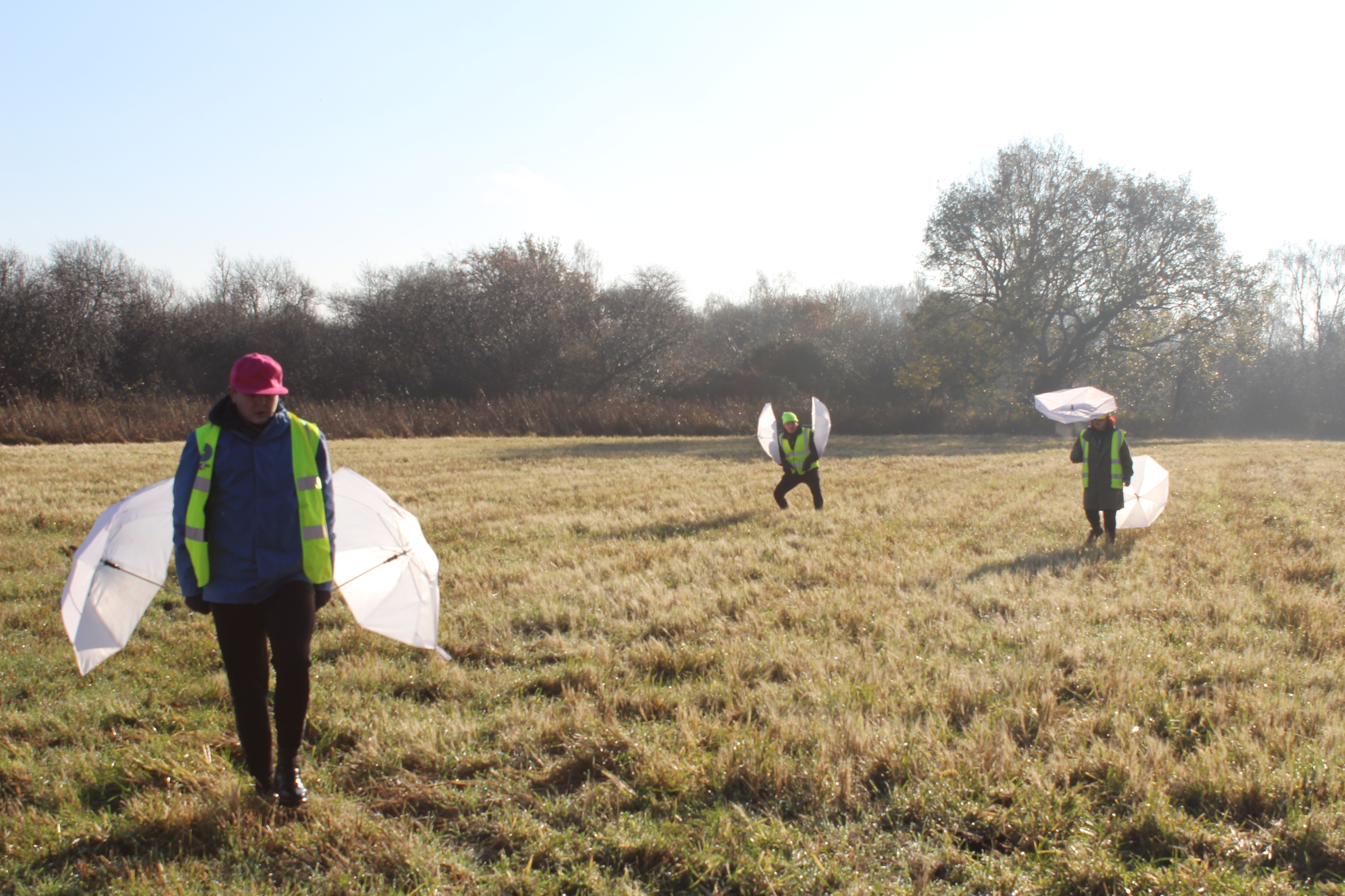 Nature Dance Playing with props in the reserve