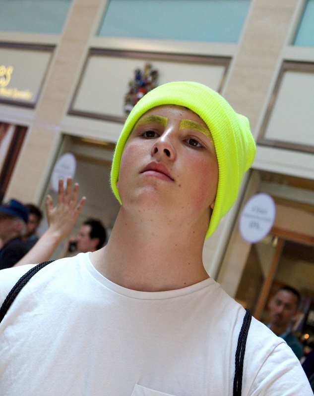 yellow hat boy